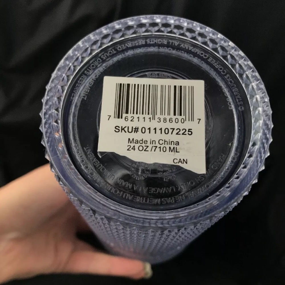 STARBUCKS Venti Bling Platinum silver tumbler cup - Picture 6 of 6